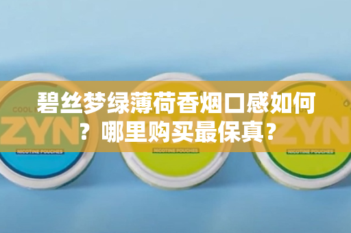 碧丝梦绿薄荷香烟口感如何？哪里购买最保真？